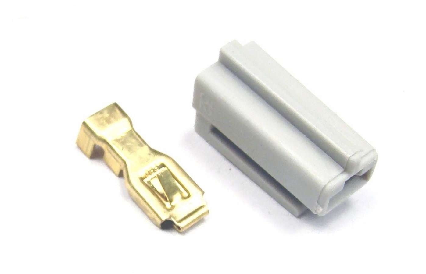 American Autowire 500204 Wire Terminal, Insulated, Female, 1 Wire, Plastic, White, GM HEI Ignition, Each