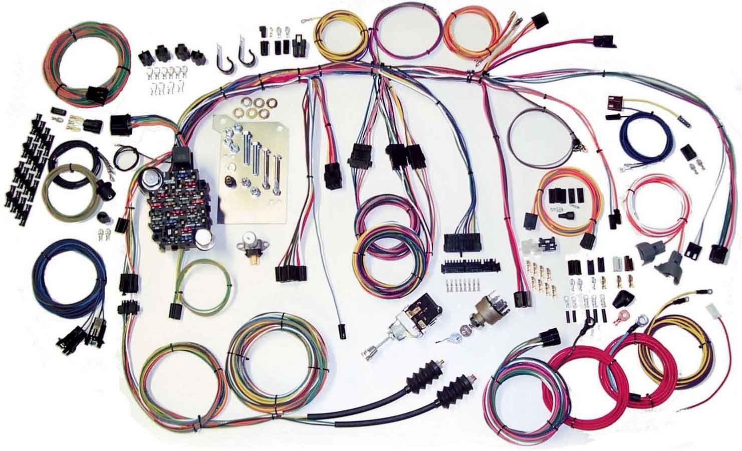 Painless Wiring 20129 Car Wiring Harness, Direct Fit, Comple chevy truck wiring harness quick links american autowire 