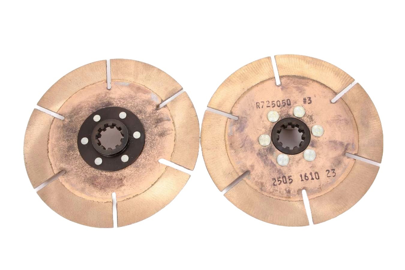 Clutch Disc - 7.25 in Diameter - 1-1/8 in x 10 Spline - Ceramic / Metallic - Universal - Pair