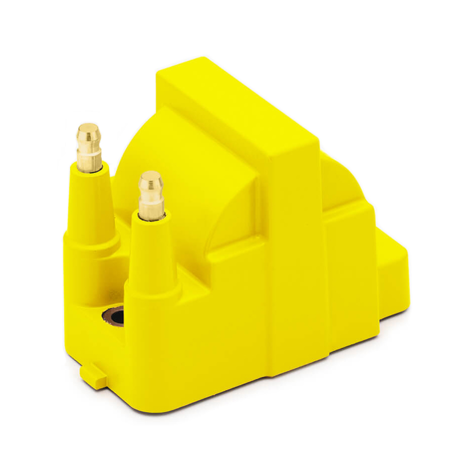 Accel 140017 Ignition Coil Pack, DIS Super, 0.500 ohm, Male HEI, 45000V, Yellow, Each