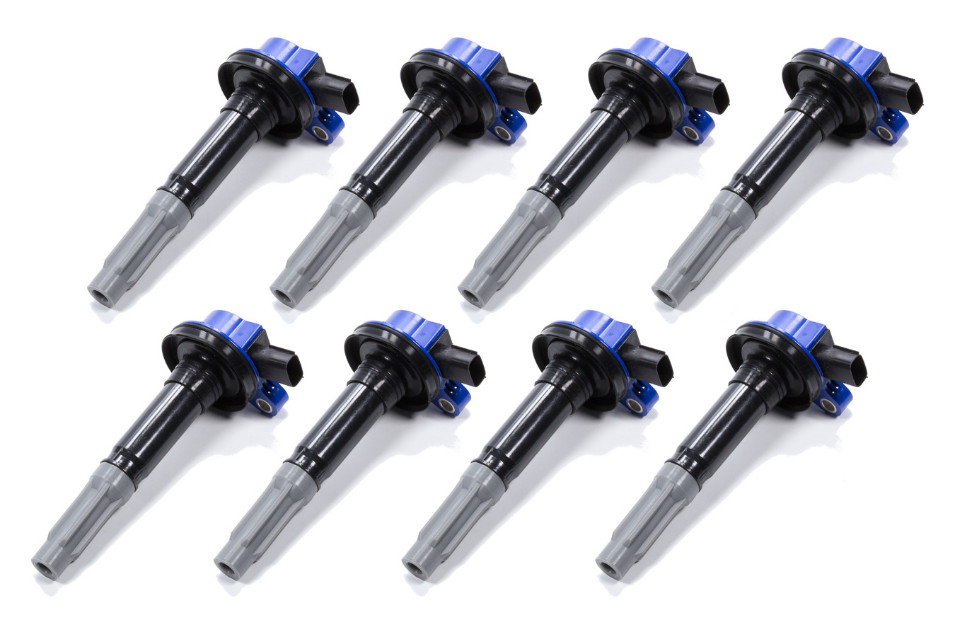 Accel 140060B-8 Ignition Coil Pack, Super Coil, Coil-On-Plug, 38000V, Blue, Ford Coyote, Set of 8