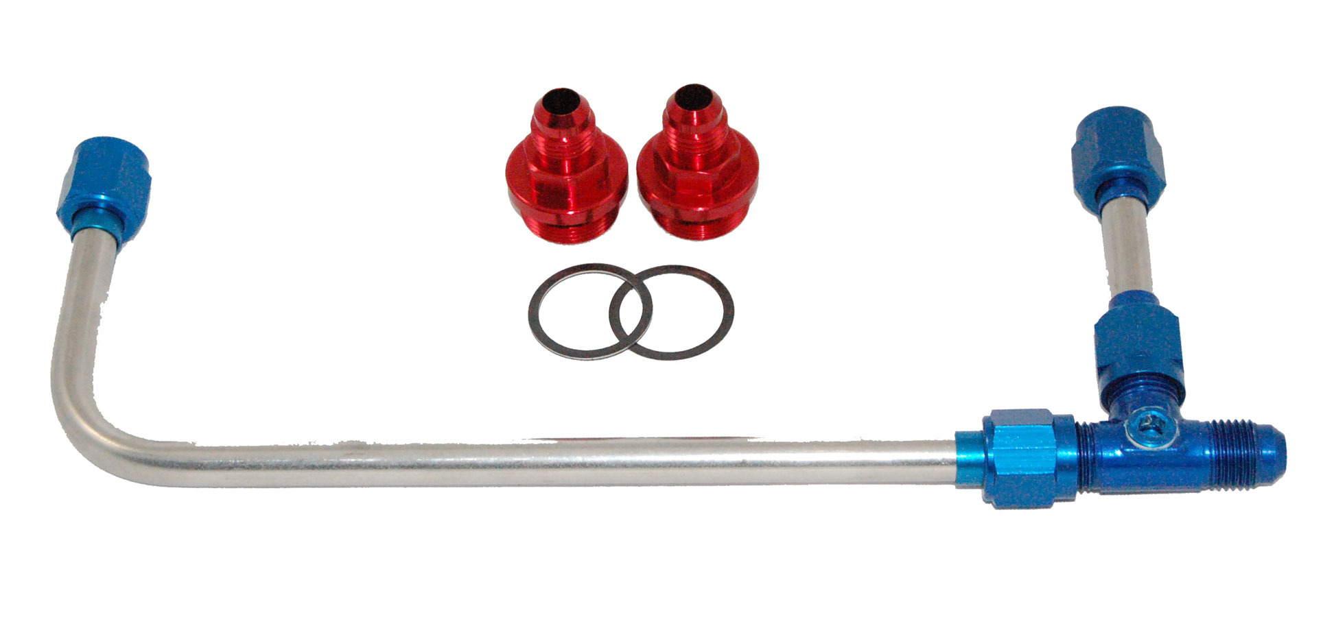 P/C 6 Holley Dual Inlet Carb Fuel Line Kit