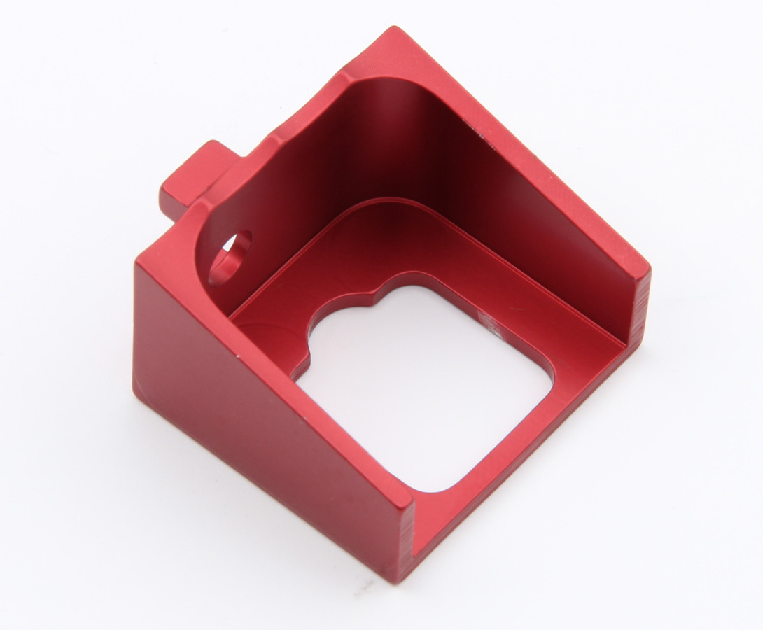 AED Performance 6613R Kickdown Bracket, Aluminum, Red Anodized, AED Adjustable Throttle Brackets, Each