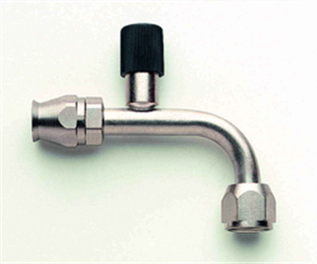 AEROQUIP — AEROQUIP 90 Degree -8 A/C Fitting w/Charger Port