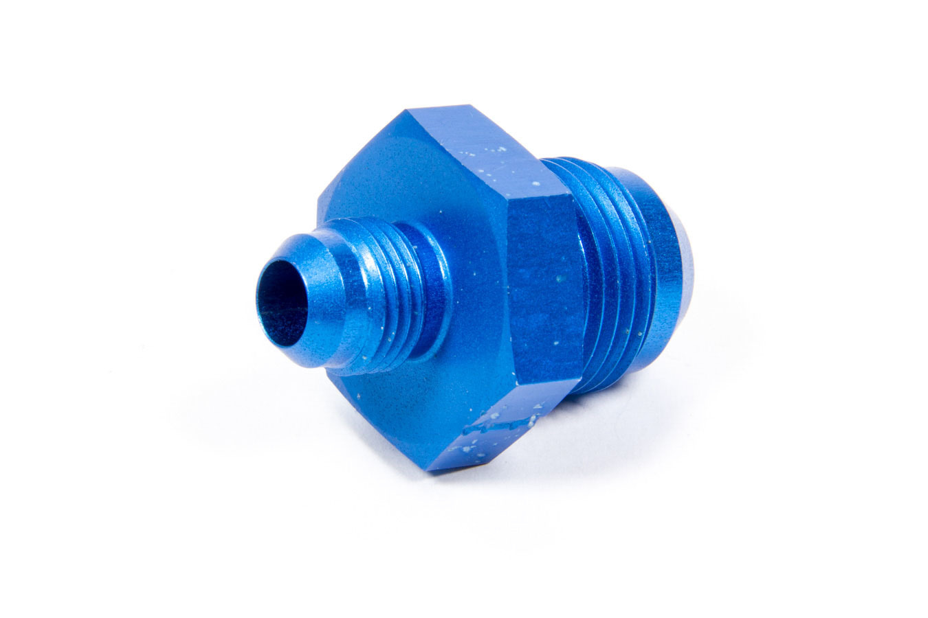 Aeroquip FCM2162 Fitting, Adapter, Straight, 10 AN Male to 6 AN Male, Aluminum, Blue Anodized, Each