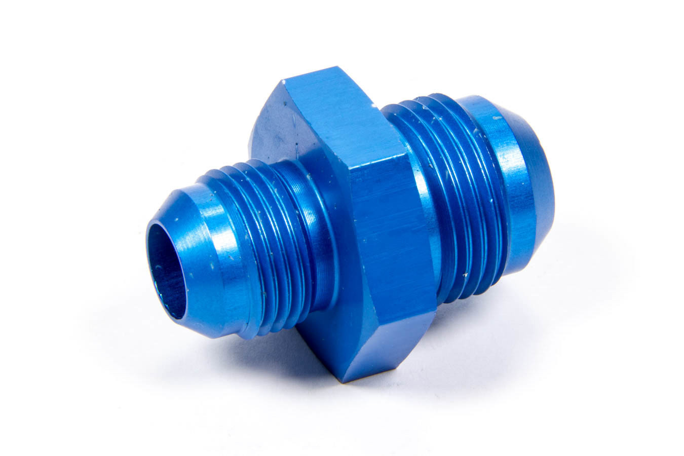 Aeroquip FCM2167 Fitting, Adapter, Straight, 12 AN Male to 10 AN Male, Aluminum, Blue Anodized, Each