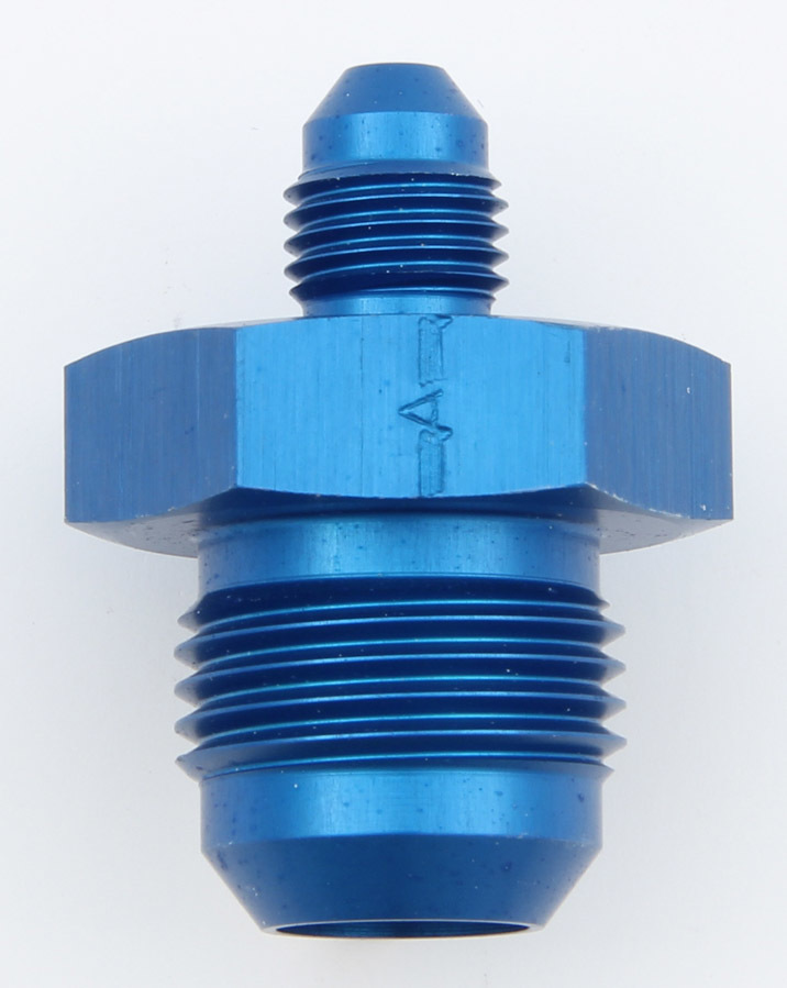 Aeroquip FCM2188 Fitting, Adapter, Straight, 10 AN Male to 4 AN Male, Aluminum, Blue Anodized, Each