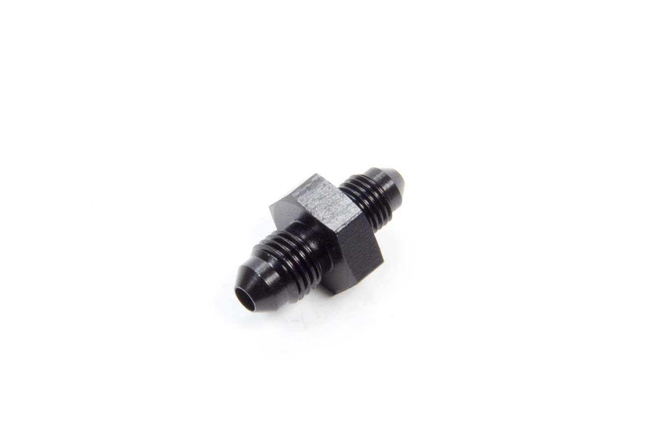 Aeroquip FCM5048 Fitting, Adapter, Straight, 4 AN Male to 3 AN Male, Aluminum, Black Anodized, Each