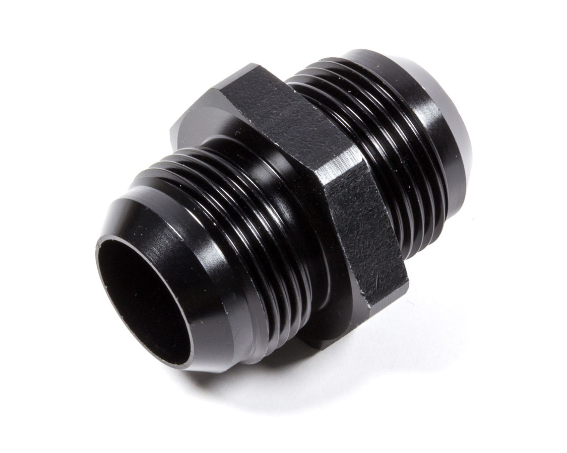 Aeroquip FCM5056 Fitting, Adapter, Straight, 16 AN Male to 16 AN Male, Aluminum, Black Anodized, Each