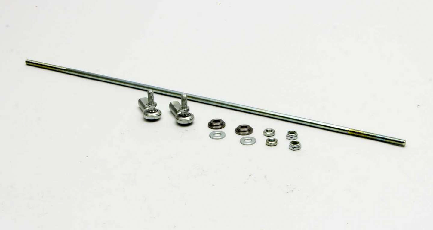 AFCO Racing Products 10175-21 Throttle Linkage, 21 in Long Rod, 2 Rod Ends, Hardware Included, Steel, Natural, Universal, Kit