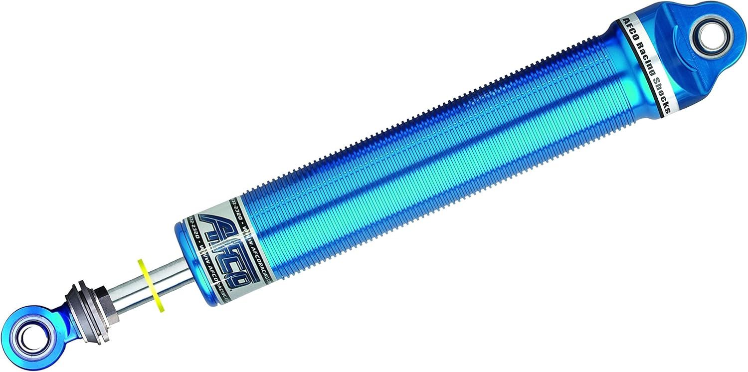 Shock - 13T Series - Twintube - 15.32 in Compressed / 24.25 in Extended - 2.20 in OD - C4-R6 Valve - Threaded Aluminum - Blue Anodized - Each