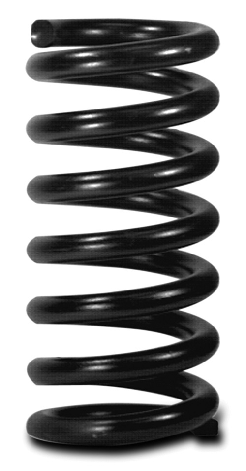 AFCO Racing Products 20500B Coil Spring, Conventional, 5.0 in OD, 9.500 in Length, 500 lb/in Spring Rate, Front, Steel, Black Powder Coat, Each