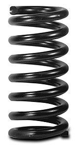 AFCO Racing Products 21100-6 Coil Spring, Conventional, 5.5 in OD, 11.000 in Length, 1100 lb/in Spring Rate, Front, Stock Appearing, Steel, Black Powder Coat, Each