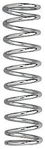 AFCO Racing Products 22125CR Coil Spring, Coil-Over, 2.625 in ID, 12.000 in Length, 125 lb/in Spring Rate, Steel, Chrome, Each