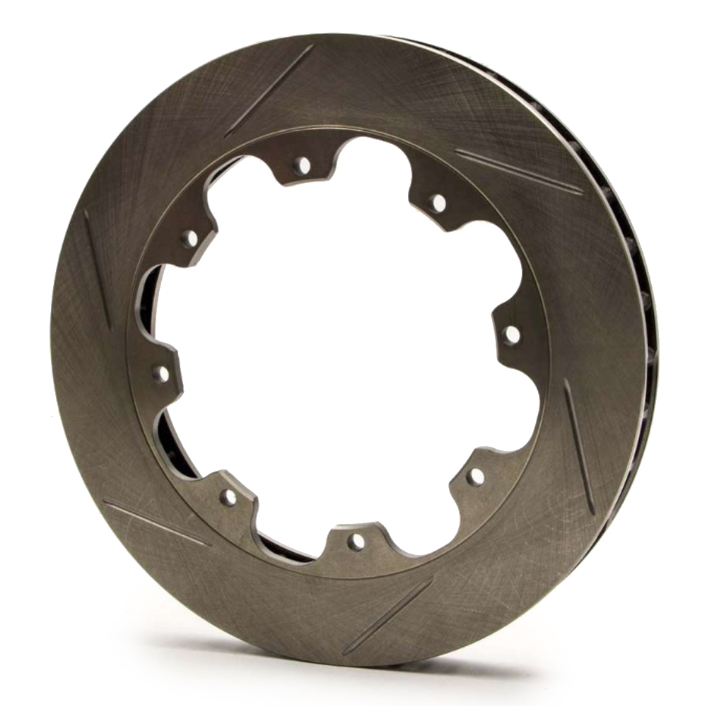 Brake Rotor - Pillar Vane - Slotted - 11.750 in OD - 1.250 in Thick - 8 x 7.000 in Bolt Pattern - Iron - Natural - Each
