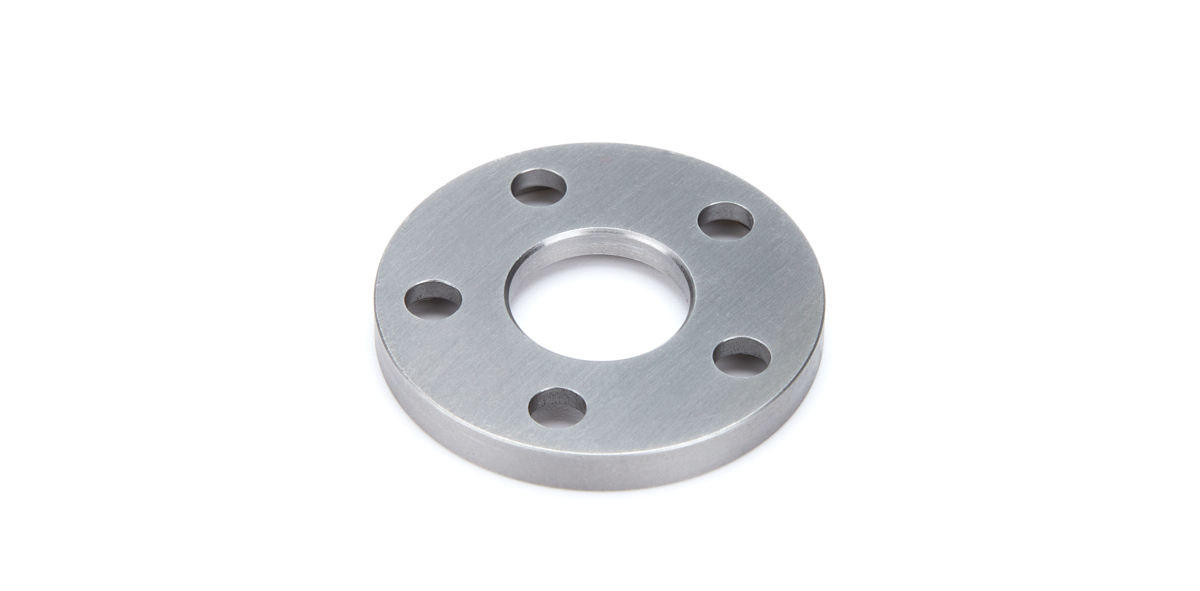 Shock Spacer - Digressive - 35 mm OD - 5/8 in Shaft - 5 Hole - Steel - Natural - Each