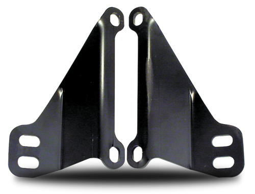 AFCO Racing Products 80659 Motor Mount, Bolt-On, Steel, Black Powder Coat, Front, Small Block Ford, Pair