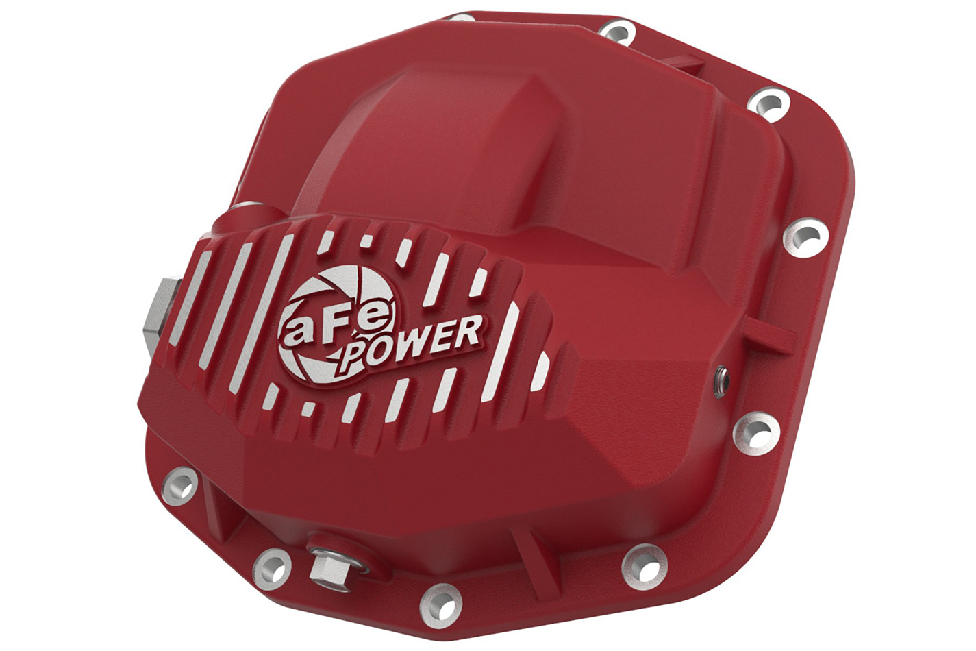 aFe Power Pro Series Front Differential Cover Red w/Machined Fins 18-19 Jeep JL (Dana M210) thumbnail 4