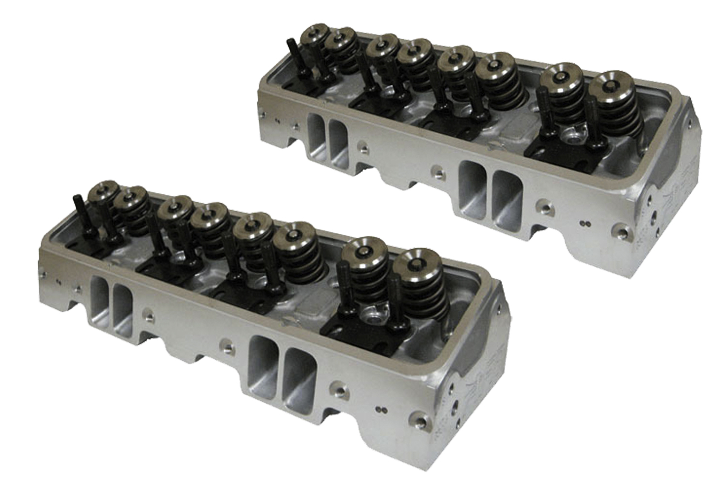 Air Flow Research 1031 Cylinder Head, Eliminator Street, Assembled, 2.050 / 1.600 in Valves, 195 cc Intake, 65 cc Chamber, 1.290 in Springs, Angle Plug, Aluminum, GM LT-Series 1992-97, Pair