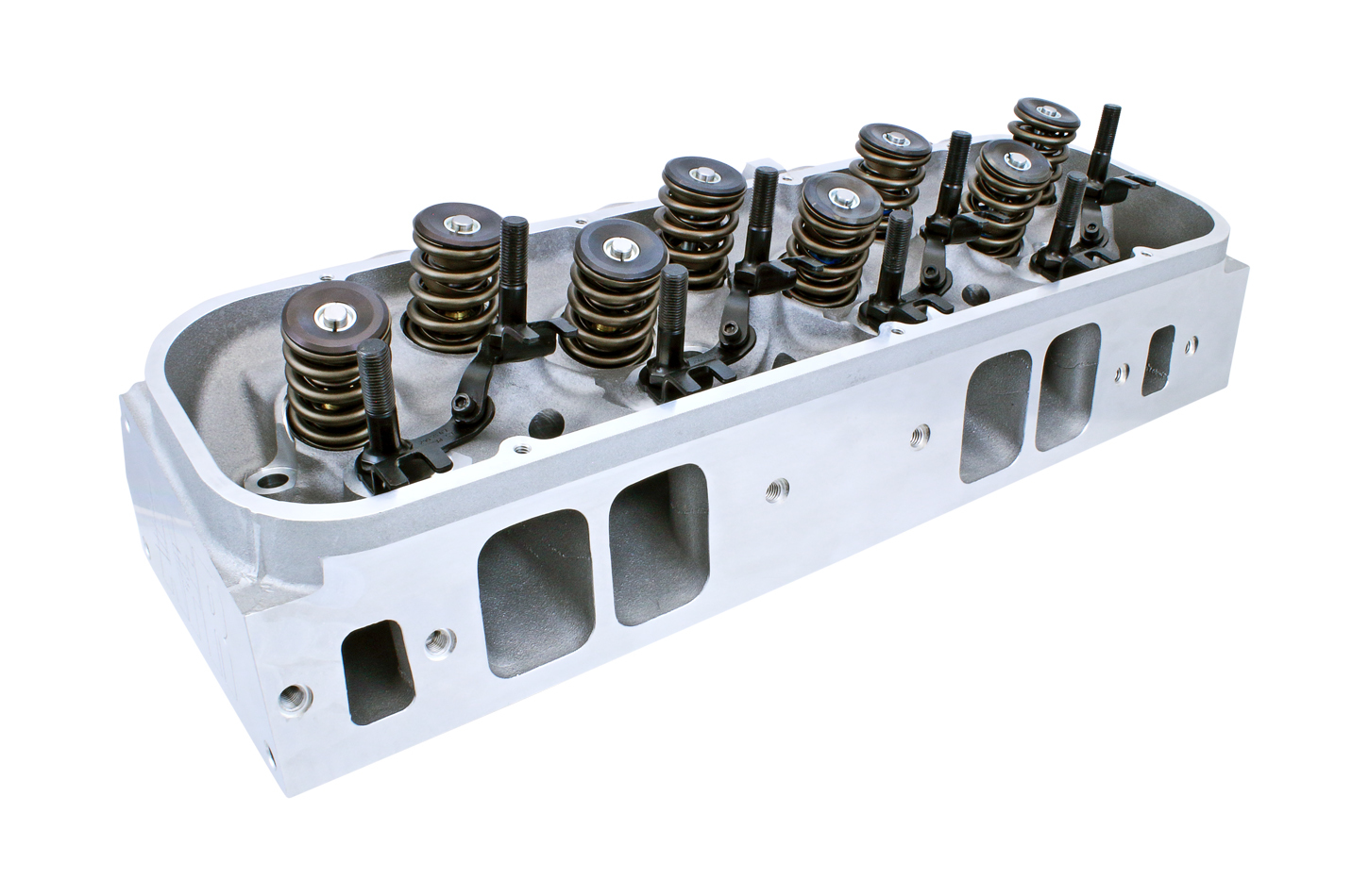 Air Flow Research 3001 Cylinder Head, Enforcer, Assembled, 2.250 / 1.880 in Valves, 325 cc Intake, 122 cc Chamber, 1.550 in Springs, Aluminum, Big Block Chevy, Each