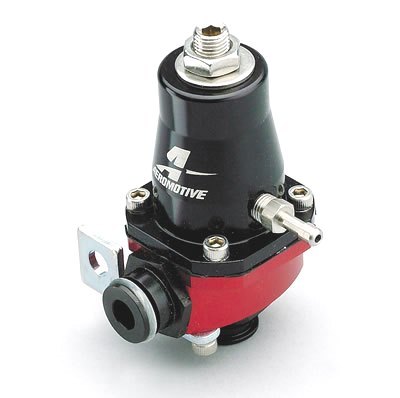 Aeromotive 13106 Fuel Pressure Regulator, 30 to 70 psi, Rail Mount, 6 AN O-Ring Return, Bypass, 1/8 in NPT Port, Fittings Included, E85 / Gas, Chevy Corvette 1992-96, Each