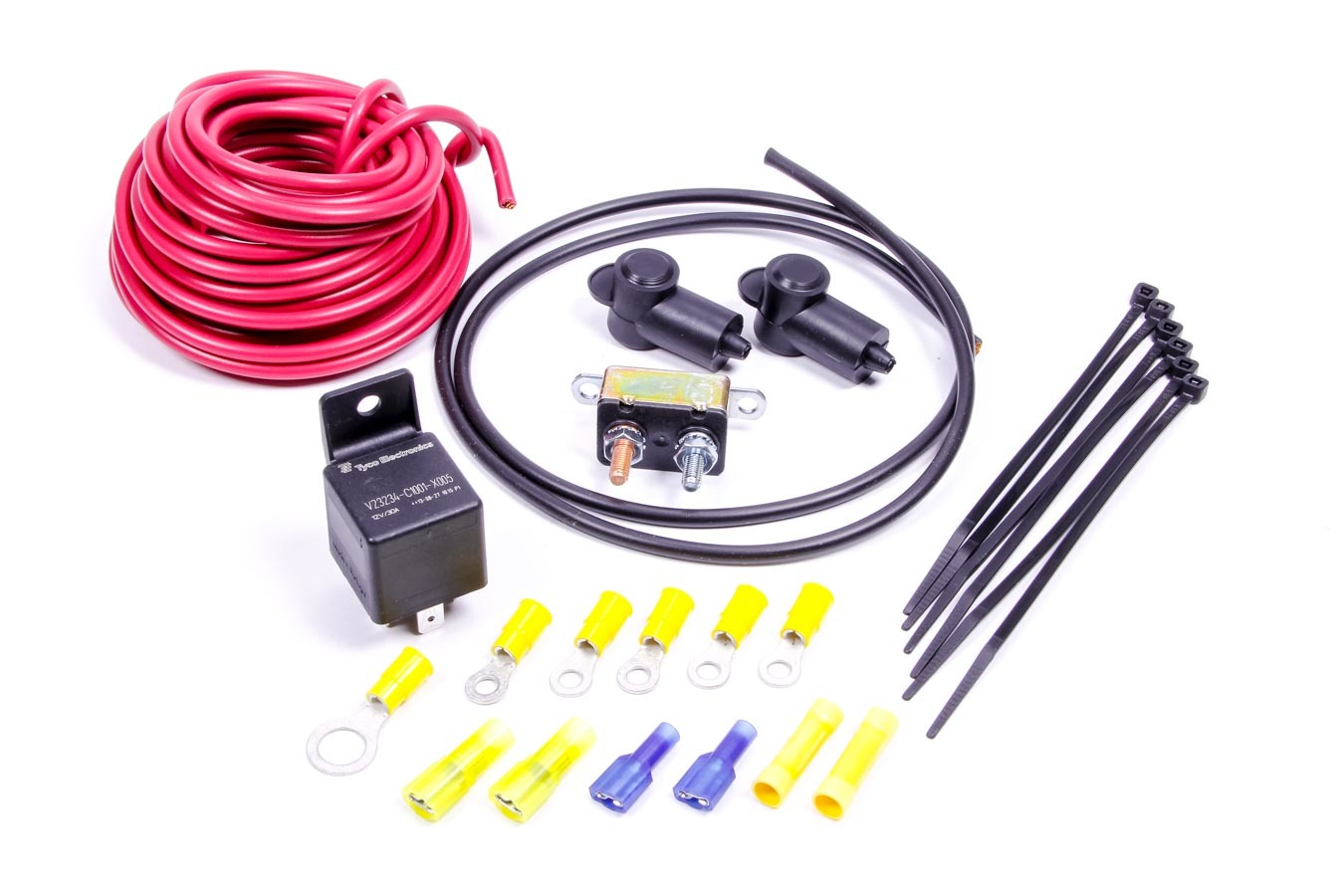 Aeromotive 16301 Fuel Pump Wiring Harness, 30 amp, Connectors / Relay / Wire / Cable Ties, Kit