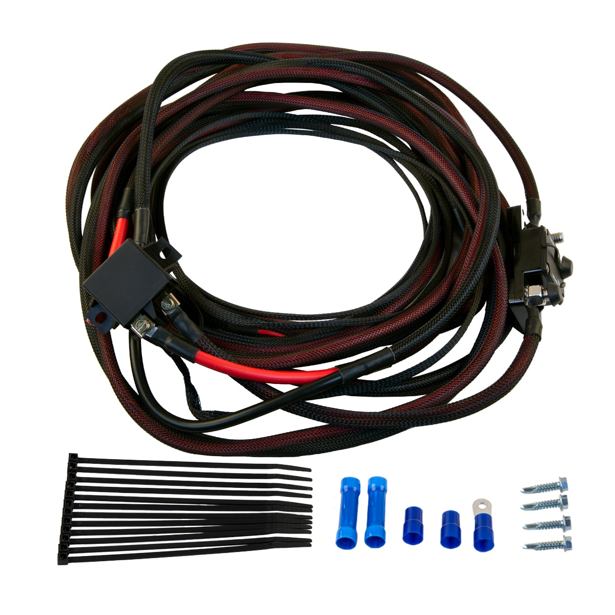 Aeromotive 16308 Fuel Pump Wiring Harness, 60 amp, Cable Ties / Connectors / Relay / Wire, Kit