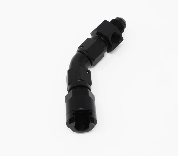 AEROMOTIVE — AEROMOTIVE Adapter Kit 45-Deg 3/8 Female Quick Con. to 6an