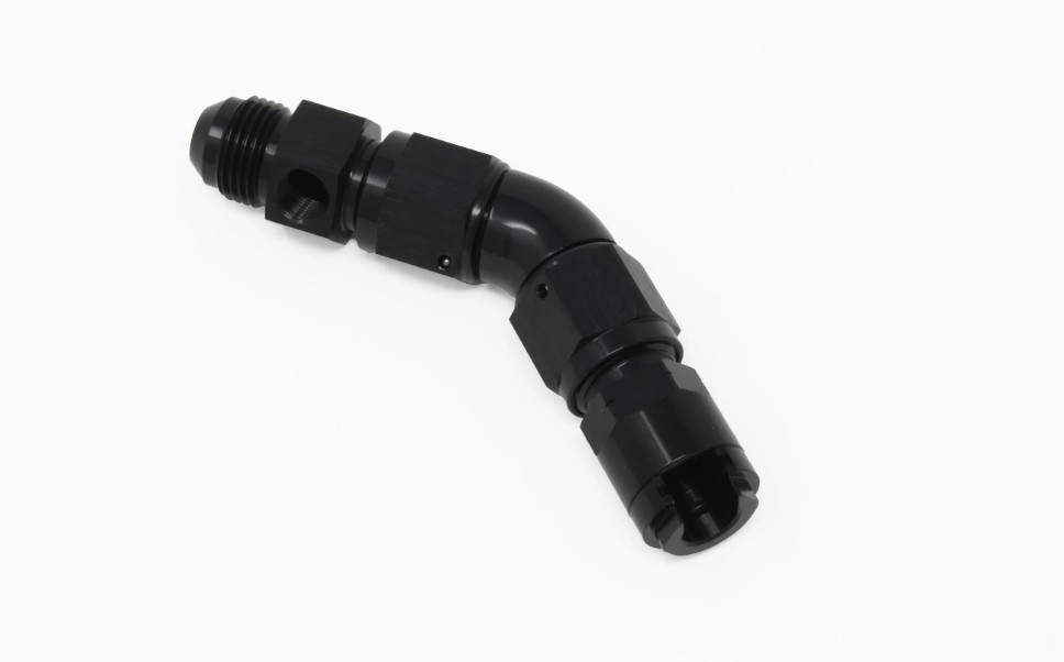 AEROMOTIVE — AEROMOTIVE Adapter Kit 45-Deg 3/8 Female Quick Con. to 8an