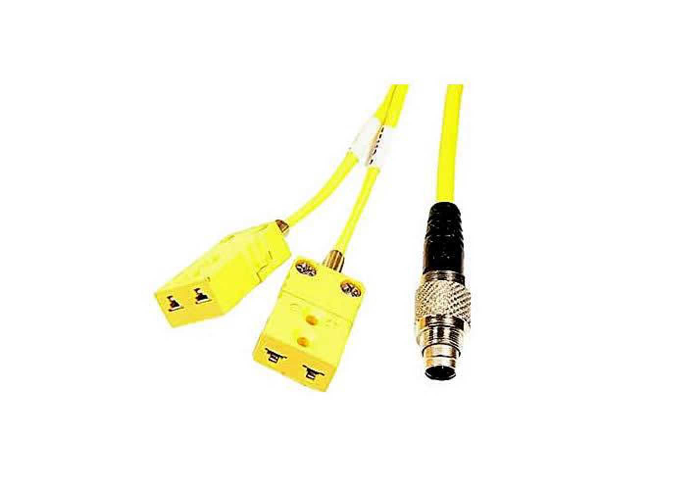 AIM Sports V02557070 Patch Cable, Thermocouple, Yellow, AiM MyChron 5, Each