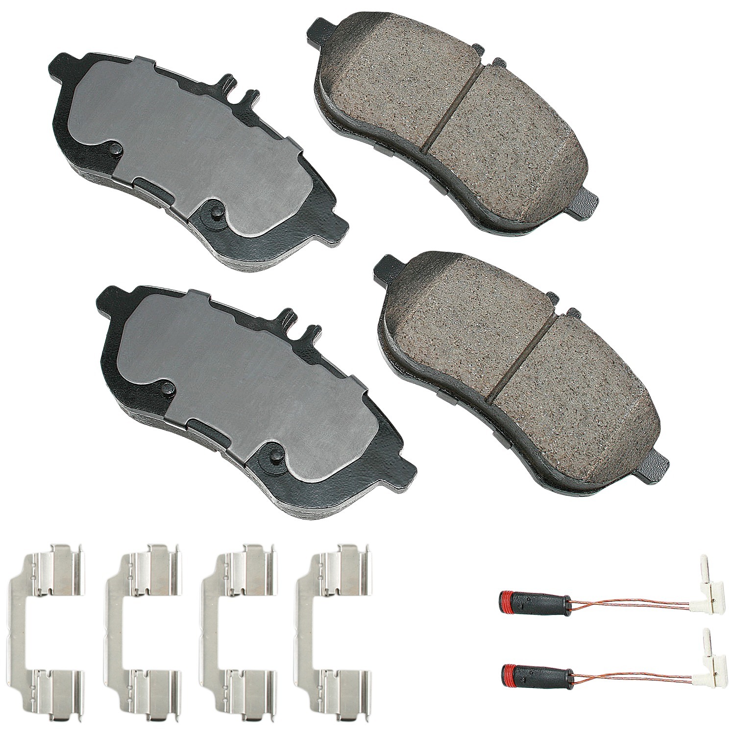 Brake Pads - Euro - Front - Mercedes-Benz C230 / C250 / C300 / SLK250 2008-15 - Set of 4