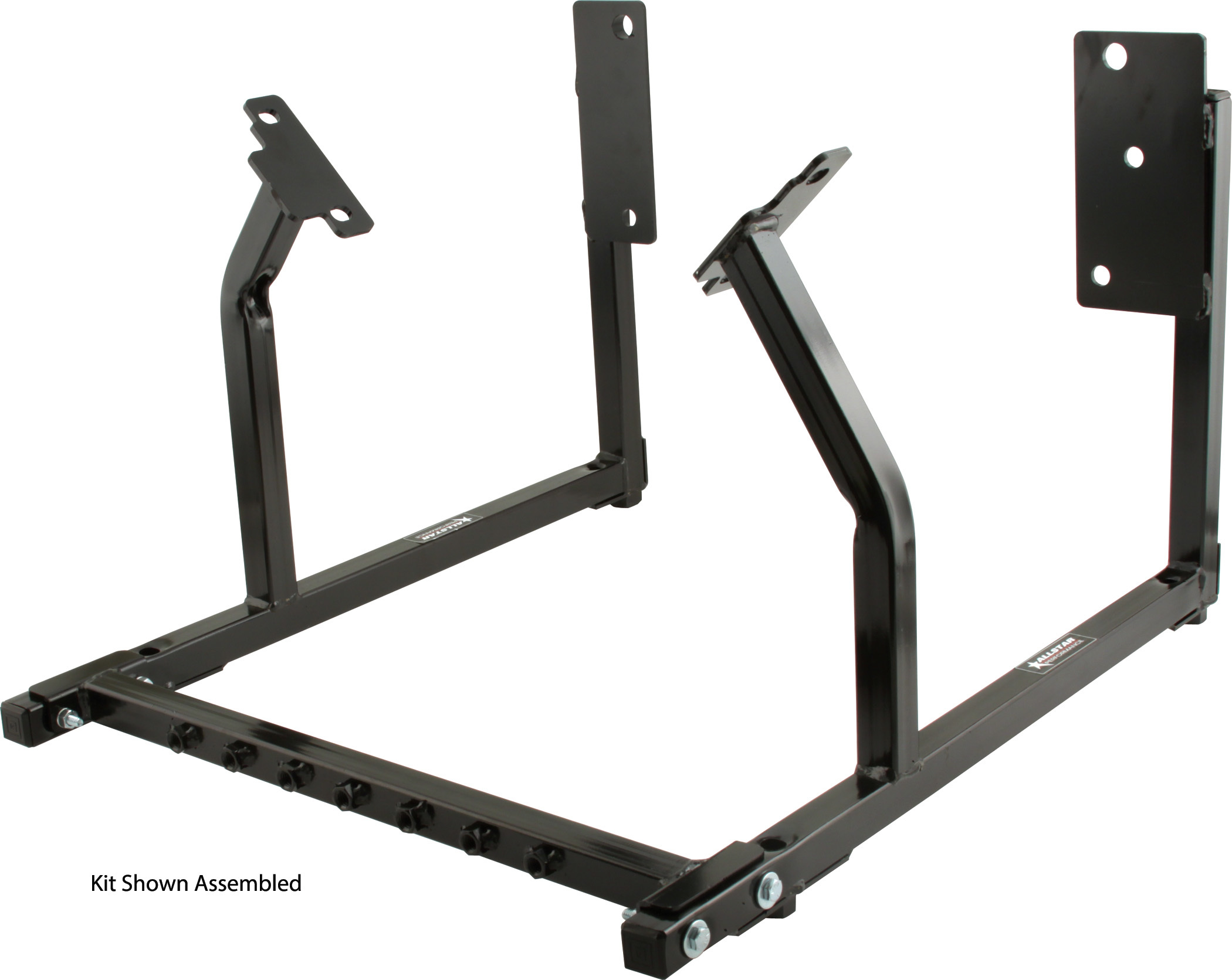 Allstar Performance 10149 Engine Cradle, Heavy Duty, 1 in Square Tube, Hardware Included, Steel, Black Powder Coat, Ford Modular, Each