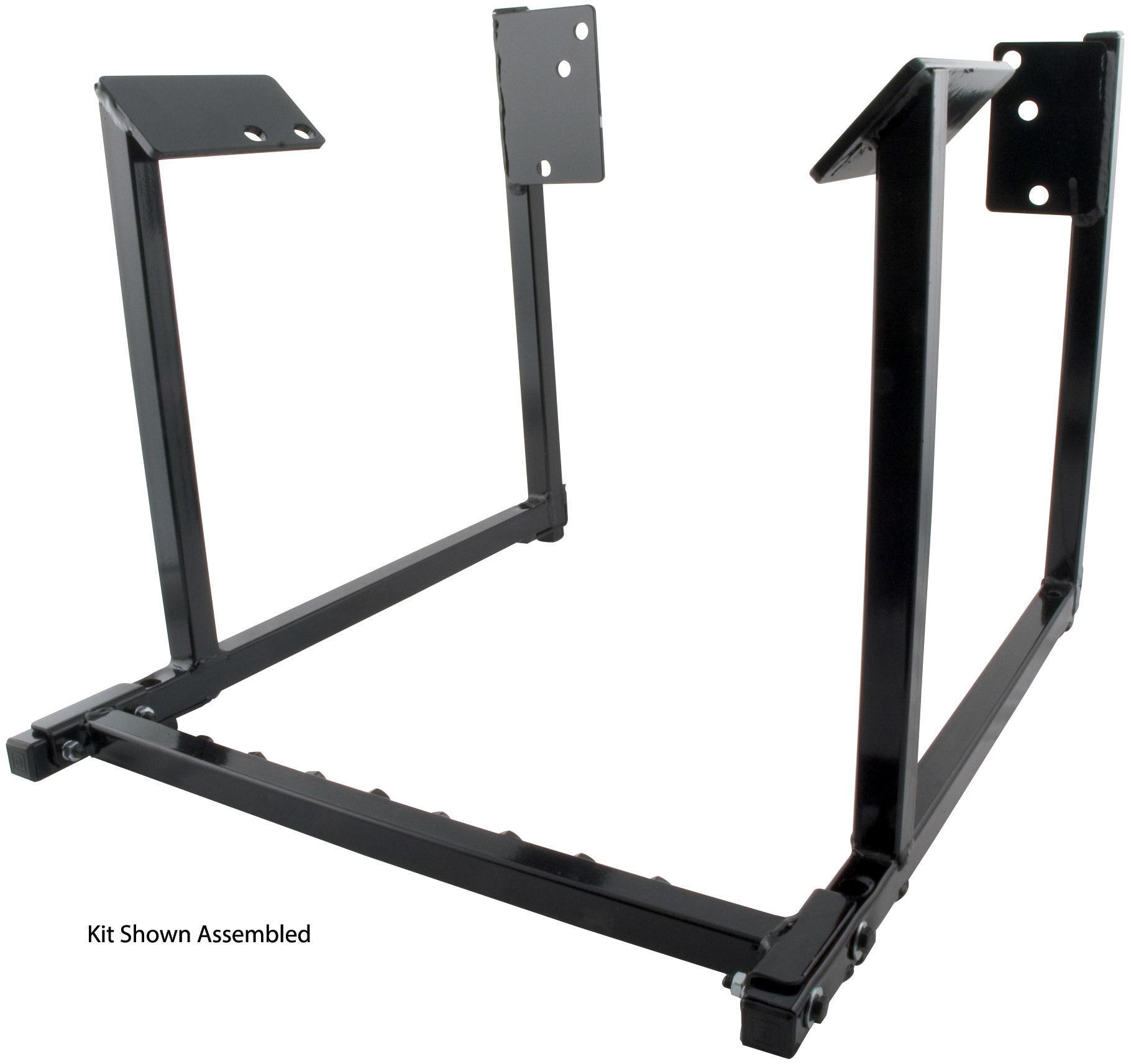 Allstar Performance 10154 Engine Cradle, Heavy Duty, 1 in Square Tube, Hardware Included, Steel, Black Powder Coat, Big Block Ford, Each