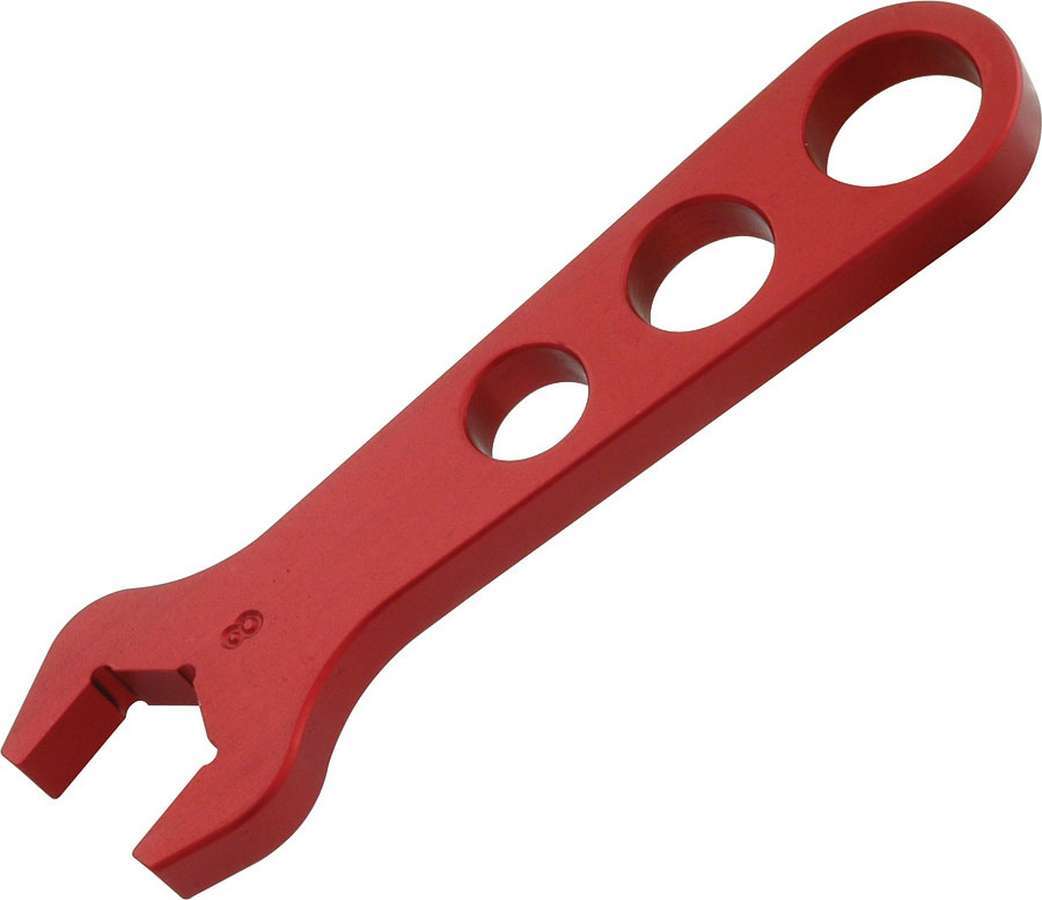 Allstar Performance 11108 AN Wrench, Single End, 8 AN, Aluminum, Red Anodized, Each