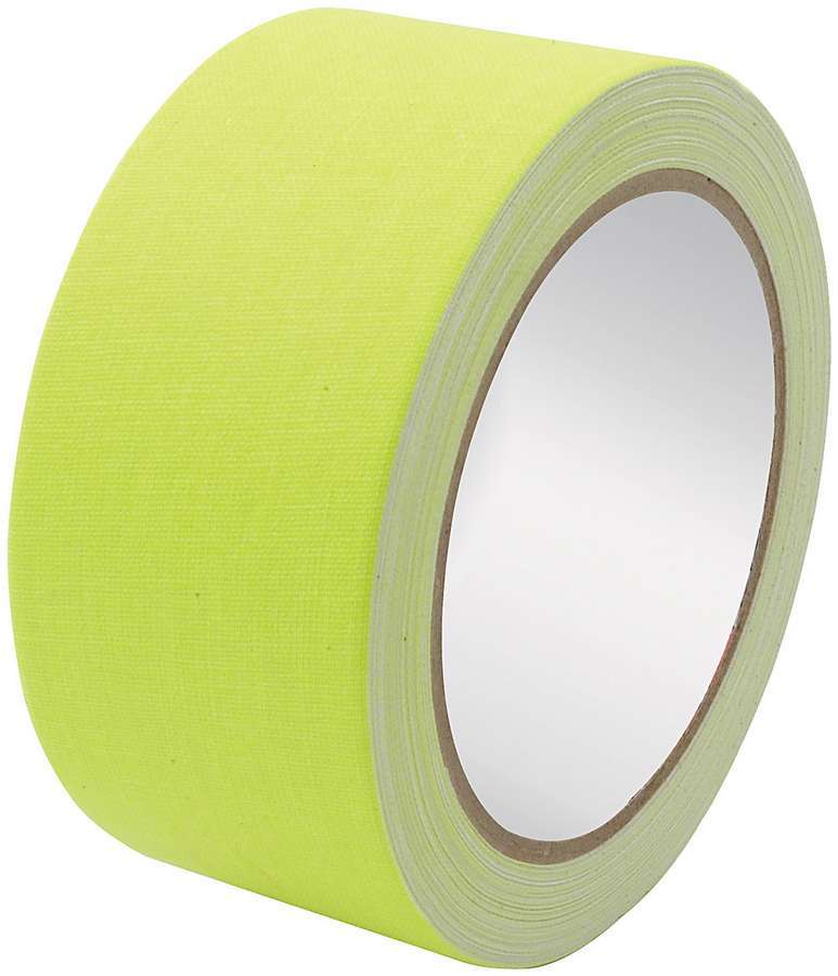 Gaffers Tape - 45 ft Long - 2 in Wide - Fluorescent Yellow - Each
