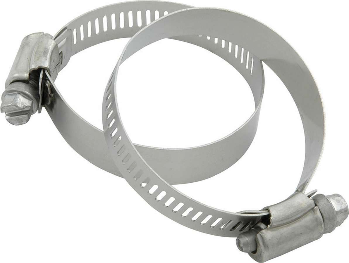 Allstar Performance 18338 Hose Clamp, Worm Gear, 2-1/2 in, Stainless, Pair