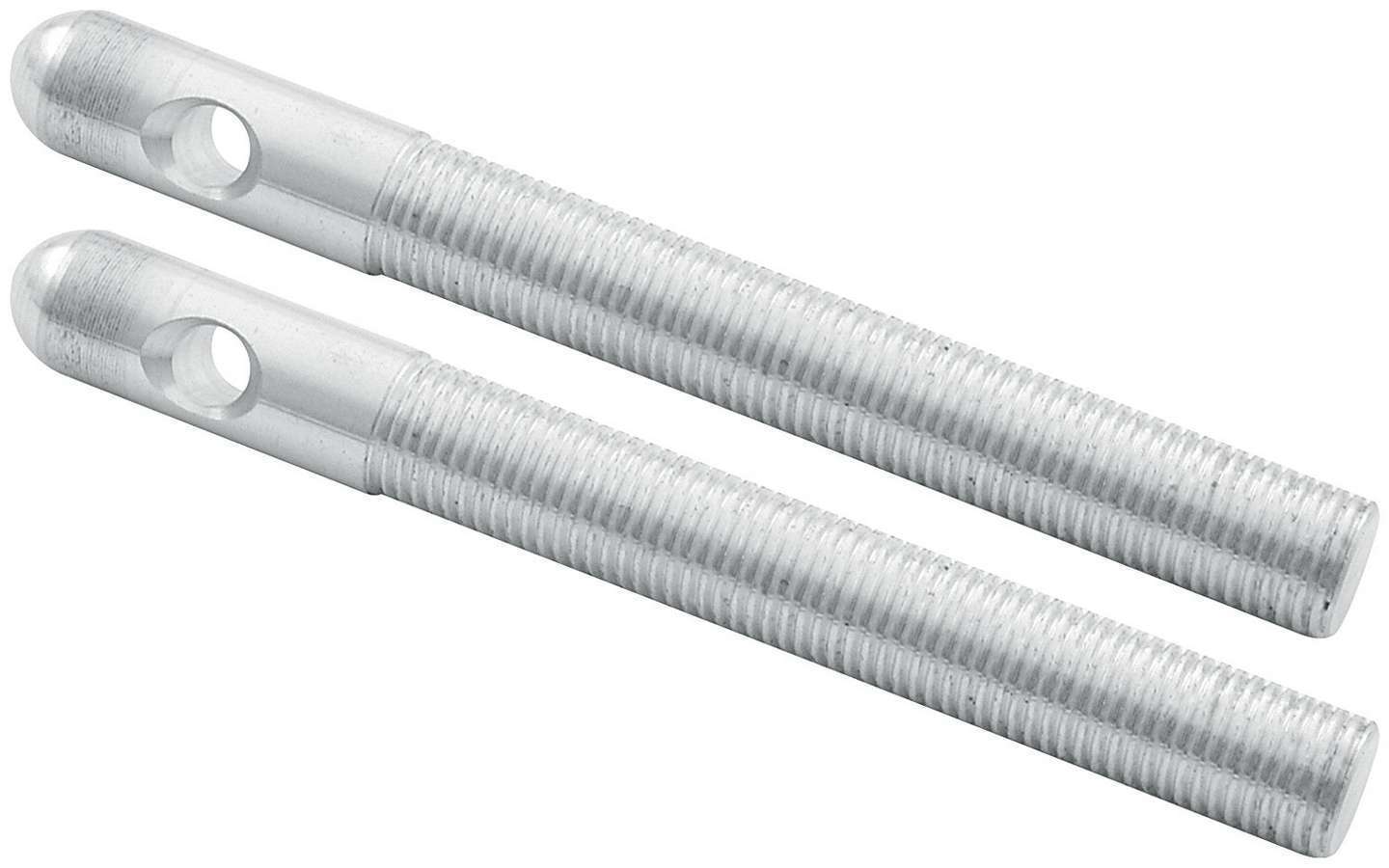 Allstar Performance 18487-10 Hood Pin, 3/8 in OD x 3-1/2 in Long, Aluminum, Clear Anodized, Set of 10