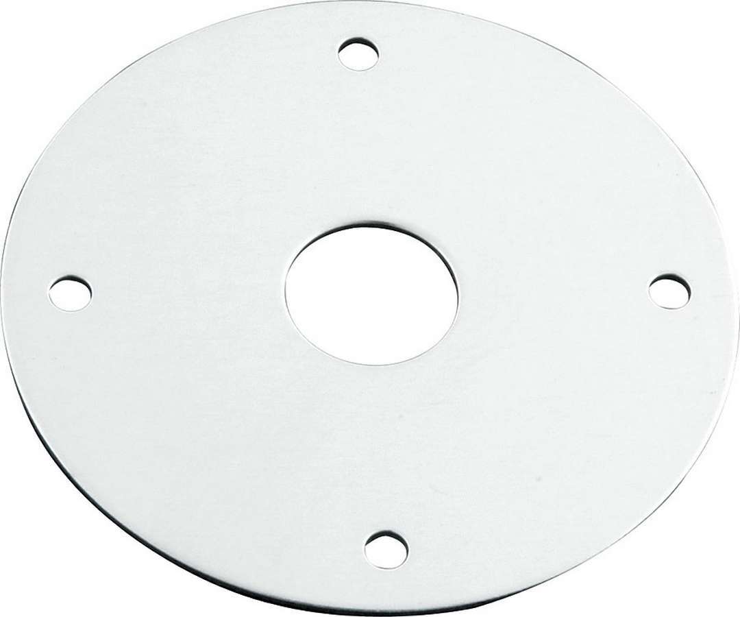 Allstar Performance 18518-10 Scuff Plate, 2-1/4 in OD, 1/2 in ID, Aluminum, Clear Anodized, Set of 10