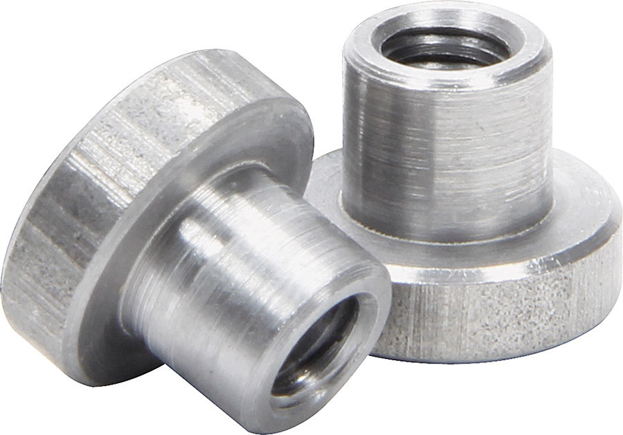 Allstar Performance 18546-25 Weld-On Nut, 1/4-20 in Thread, 3/4 in OD Mounting Hole, Steel, Natural, Set of 25