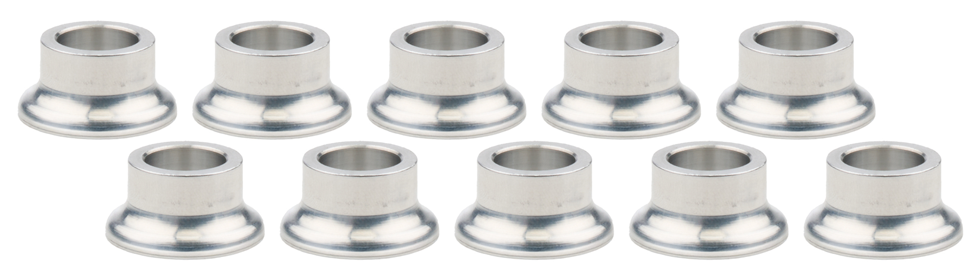 Tapered Spacers Alum 1/2in ID x 1/2 Long 10pk