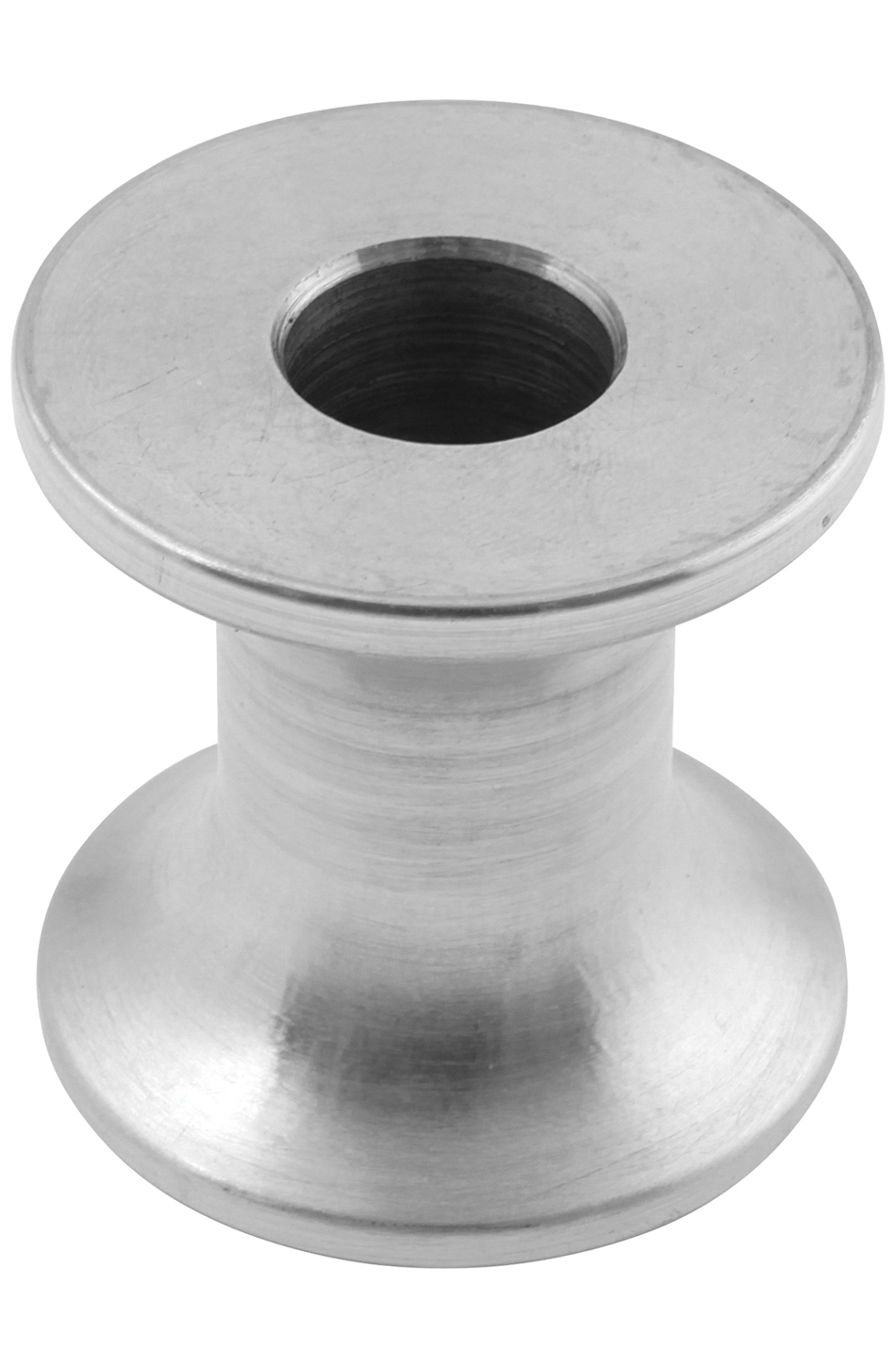 Allstar Performance 18623-10 Motor Mount Spacer, 1-1/2 in Tall, 1/2 in ID, 1-1/2 in OD, Aluminum, Natural, Set of 10