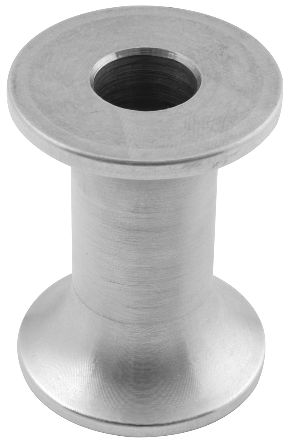 Allstar Performance 18624-10 Motor Mount Spacer, 2 in Tall, 1/2 in ID, 1-1/2 in OD, Aluminum, Natural, Set of 10