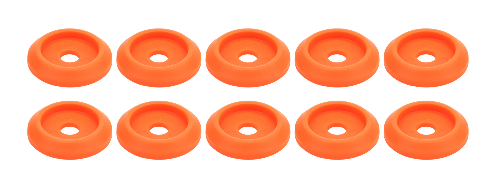 Body Bolt Washer Plastic Fluorescent Orange 10pk