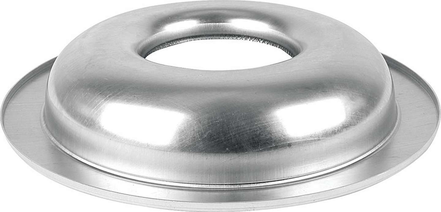 Allstar Performance 25941 Air Cleaner Base, Lightweight, 14 in Round, 5-1/8 in Carb Flange, Drop Base, Lightweight, Aluminum, Natural, Each