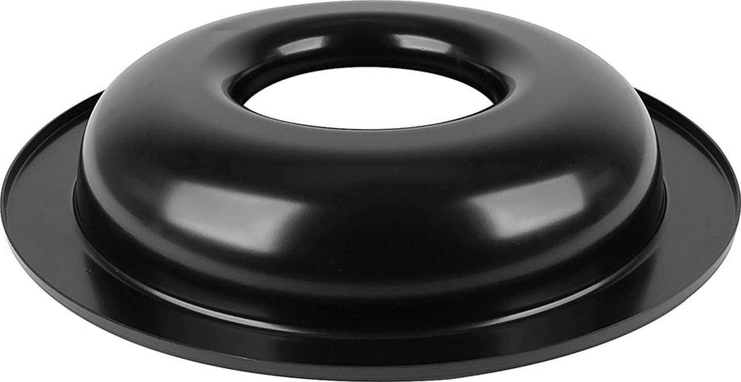 Allstar Performance 25943 Air Cleaner Base, Lightweight, 14 in Round, 5-1/8 in Carb Flange, Drop Base, Lightweight, Aluminum, Black Paint, Each