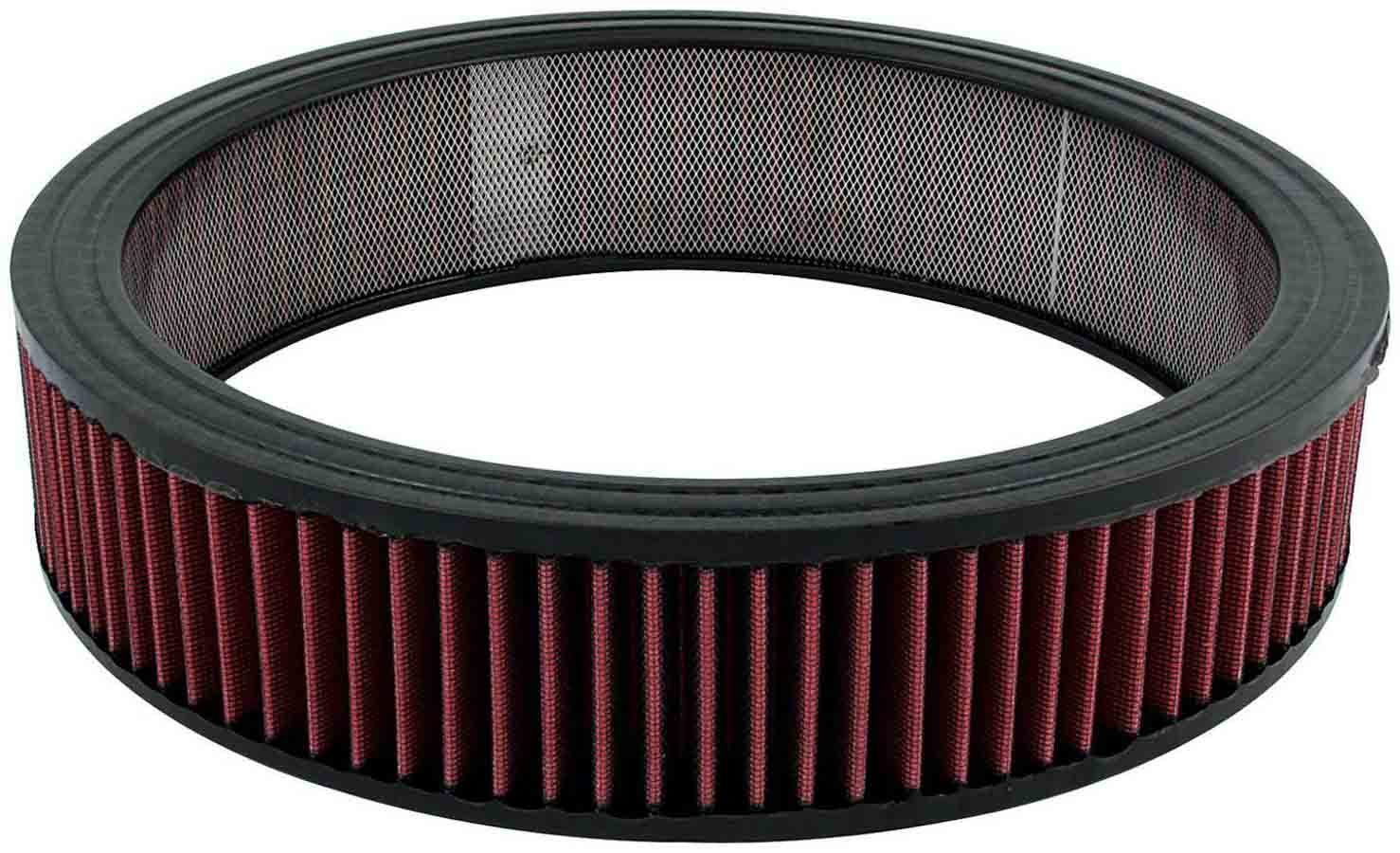 Allstar Performance 26000 Air Filter Element, 14 in Diameter, 3 in Tall, Reusable Cotton, Red, Each