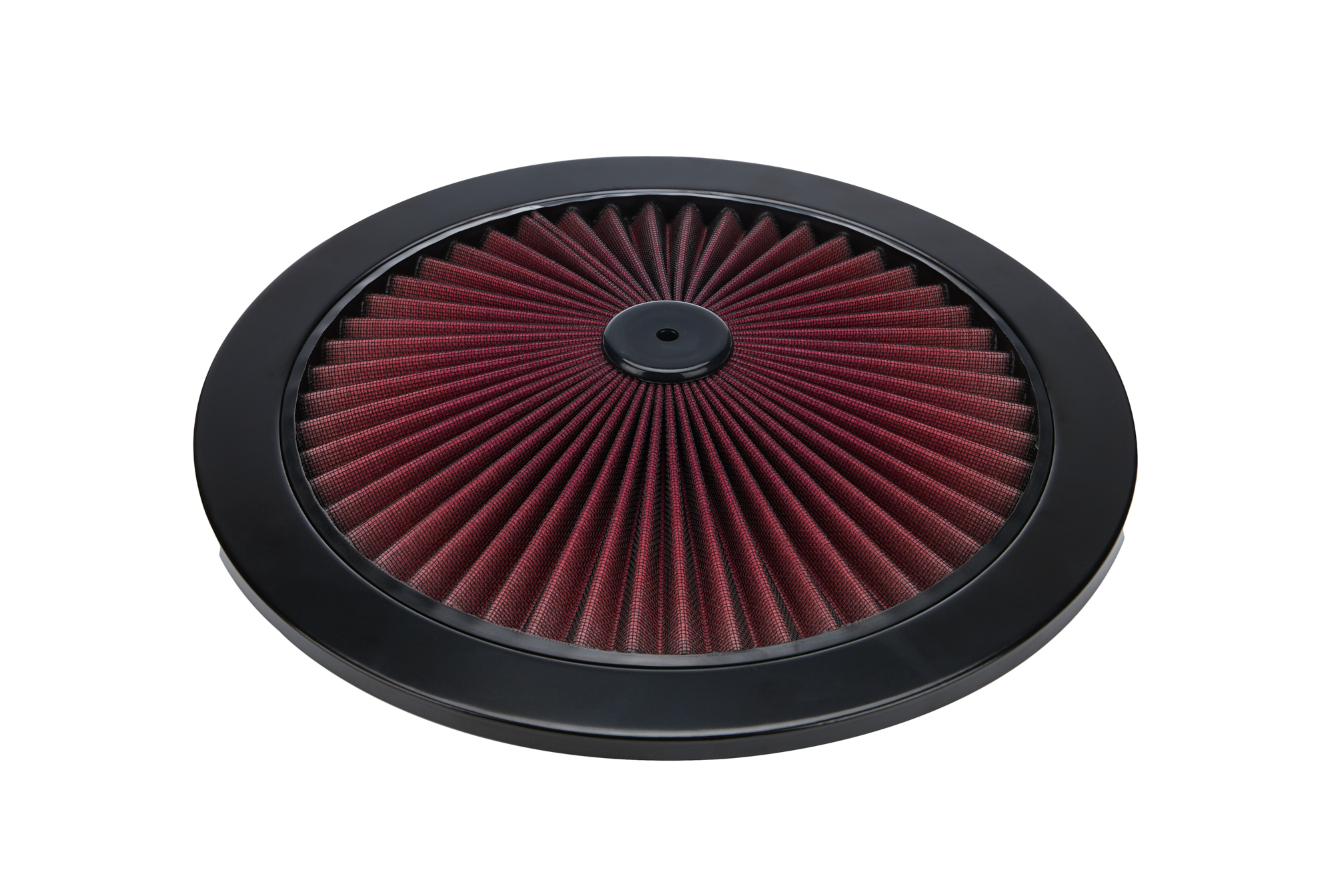 Allstar Performance 26010 Air Cleaner Lid, Filtered, 14 in Round, Steel, Black Paint, Each