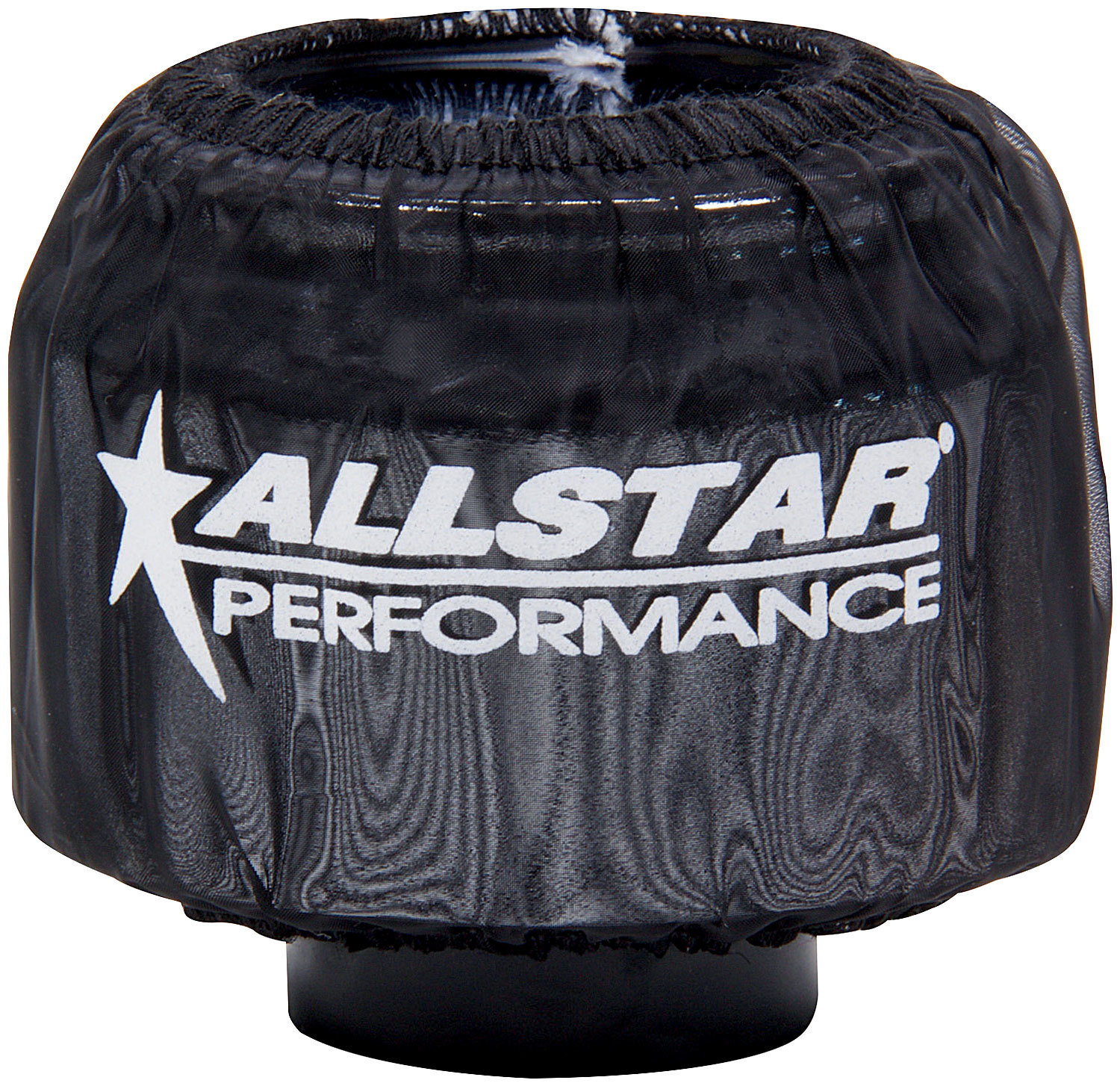 Breather Wrap - Pre Filter - 3 in OD - 2-1/2 in Tall - Allstar Logo - Polyester - Black - Shielded Breathers - Each