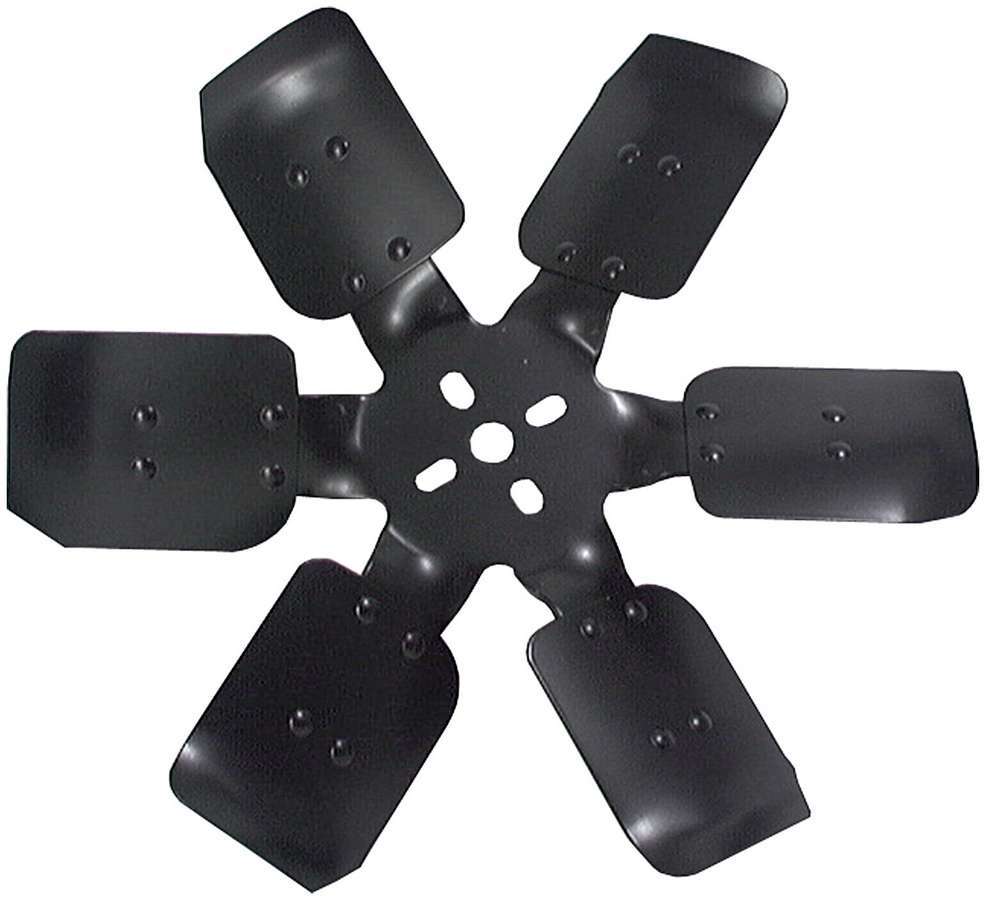 Mechanical Cooling Fan - 18 in Fan - 6 Blade - 5/8 in Pilot - Universal Bolt Pattern - Steel - Black Paint - Each