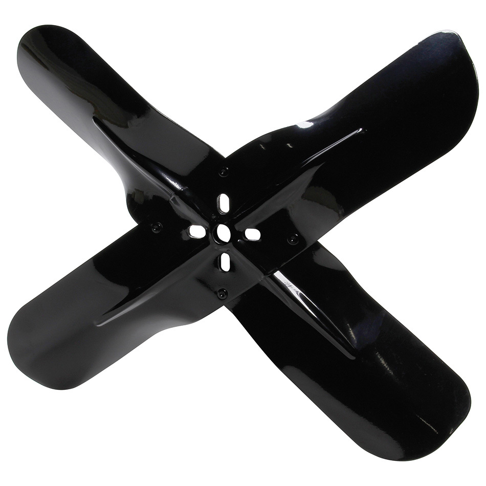 Mechanical Cooling Fan - 19 in Fan - 4 Blade - 5/8 in Pilot - Universal Bolt Pattern - Steel - Black Paint - Each